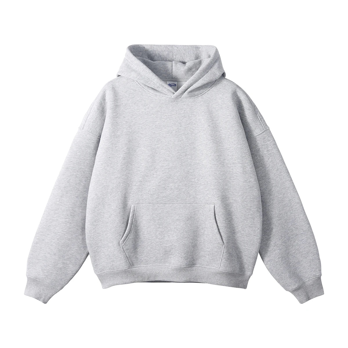 Custom Heavyweight 100% Cotton Pullover Hoodie 3D Embossed Streetwear Oversized and Hooded with Solid Pattern for Men