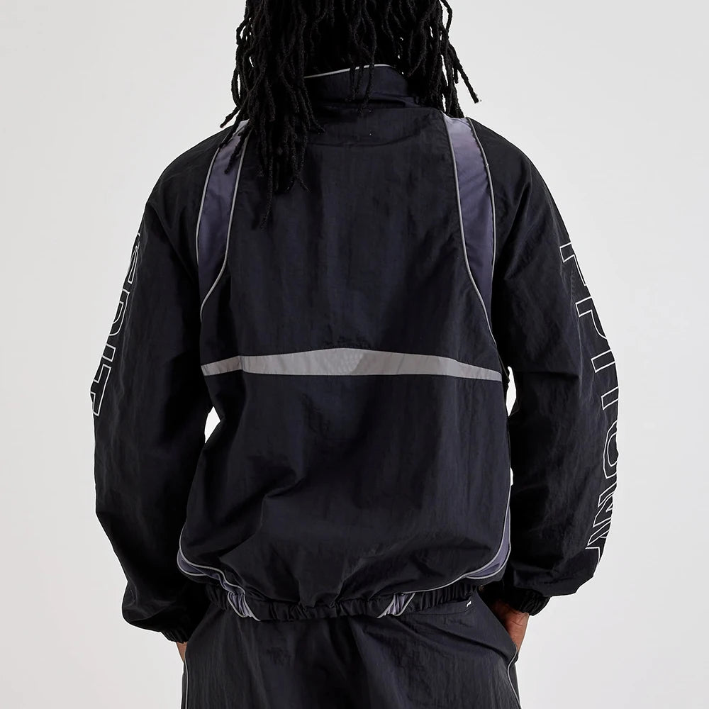 Custom logo Men's Zip up Windbreaker Jacket Lightweight Nylon Windbreaker Jacket