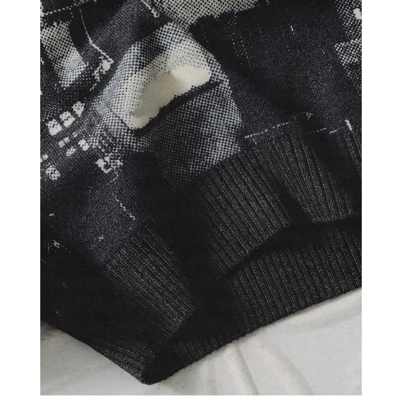 Customizable High Neck Sweater for Men Turtleneck Sweater High Quality Chunky Knit Sweaters