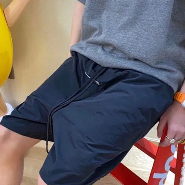 Custom Casual Long Drawstring French Terry Heavy Mens Unisex Fleece Cotton Breathable Eco-Friendly Training Athletic Shorts