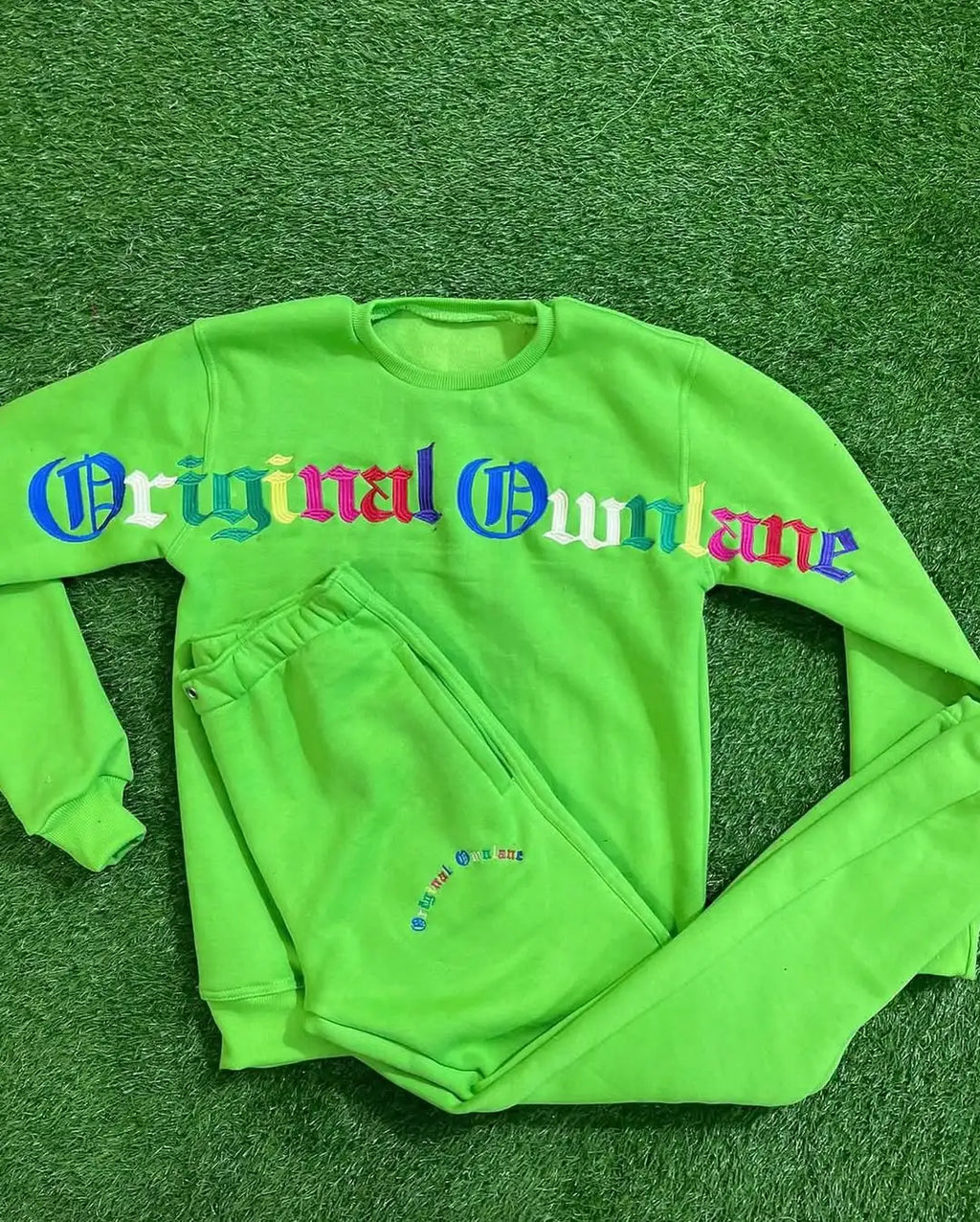 Custom logo Sweatshirt and Sweatpants Set Embroidery Sweatshirt and Pants Set Co Ord Set Men Tracksuits