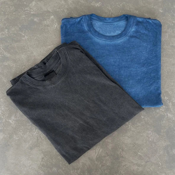 Wholesale 100% Cotton Solid Pigment Dye Oversized T-Shirt 280 GSM Unisex Anti-Wrinkle Custom Brand in Bulk