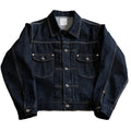 OEM Service Button Fly Men's Vintage Heavyweight Japanese Selvedge Denim Jacket Eco-Friendly Stonewashed Winter