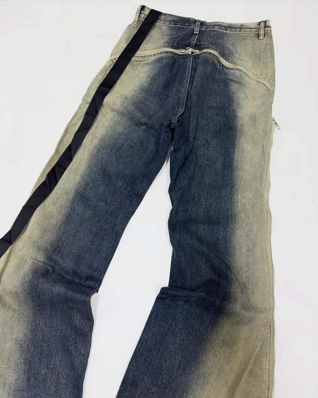 Custom Designer Wide Leg Denim Jeans for Men Designer Flare Jeans Pants High Quality