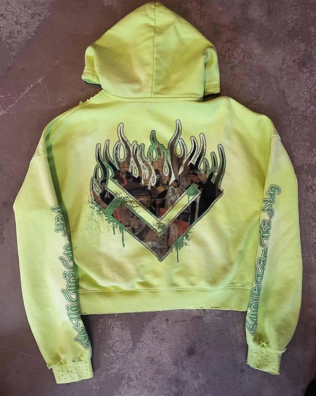 Custom Graphic Dtg Print Hoodie for Men Distressed Hoodie Good Quality 380 Gsm Hoodie Manufacturers for Clothing Brand