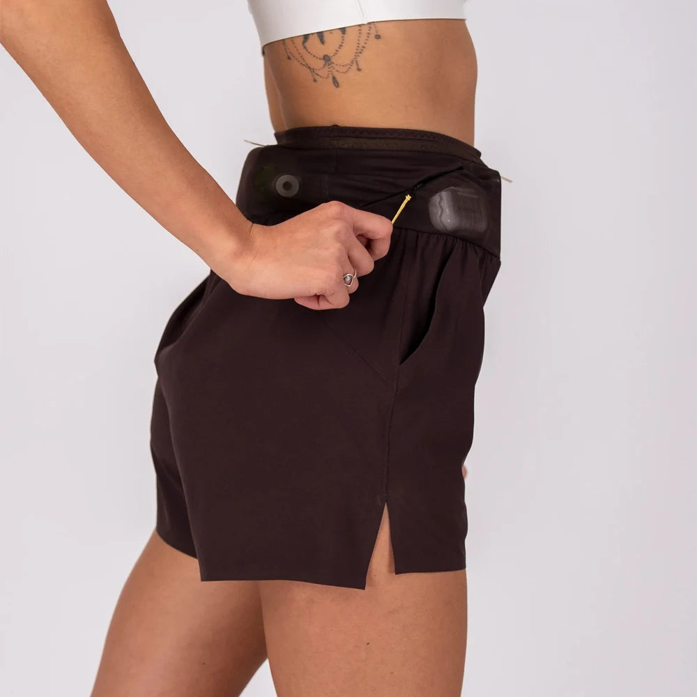 Custom Women's Fitness Athletic Gym Shorts Women Running Shorts with Pocket