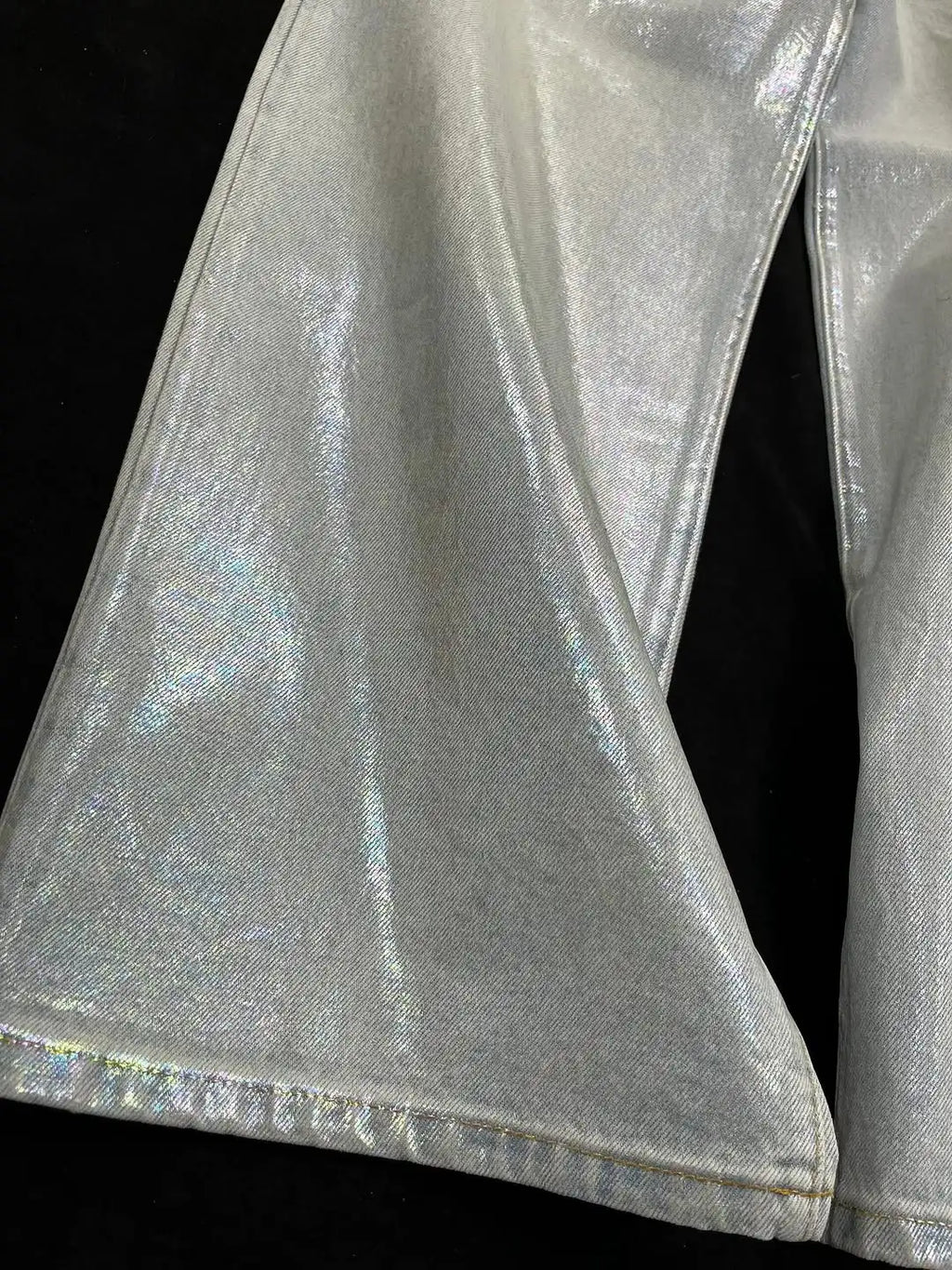 Custom Shiny Denim Jeans Men Vintage Straight Fit Jean Manufacturers