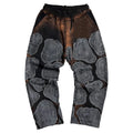 Custom Embroidered Casual Patchwork Streetwear Heavyweight 100% Cotton Mens Luxury Sweatpants with Logo