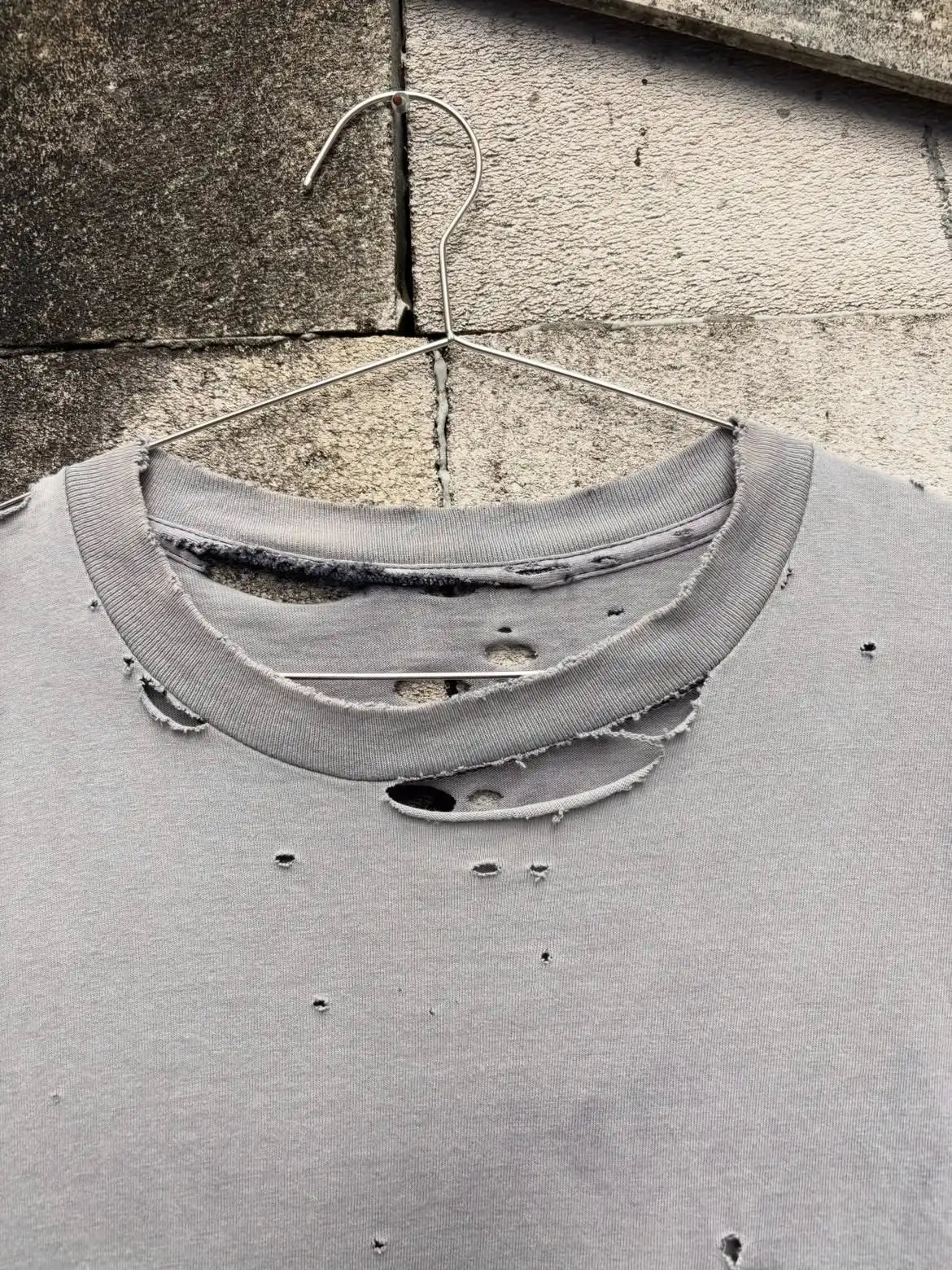 Custom Acid Wash t Shirt Oversize Vintage Pocket Tee t Shirt for Men Distressed Tshirt