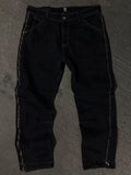 Custom Baggy Denim Jeans Pants Men Zipper Straight Fit Jeans High Quality