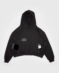 Custom Men Casual Boxy Hoodie Heavyweight 400 Gsm Boxy Oversized Hoodie Witch Zipper Hoodie
