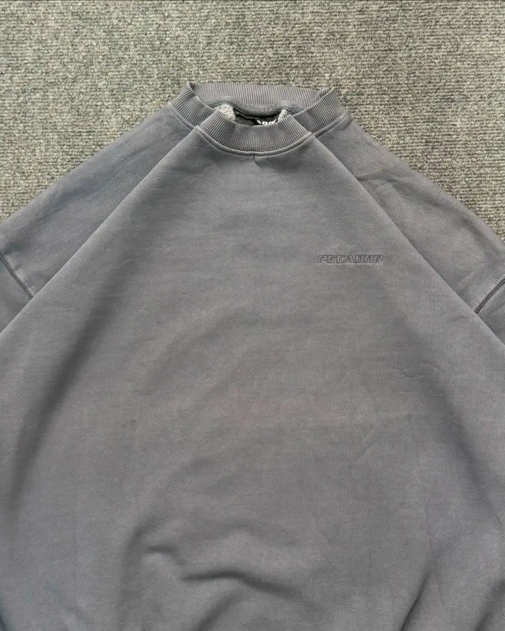 Custom Unisex Crew Neck Sweatshirt 100% Cotton Solid Vintage Oversized Autumn Eco-Friendly