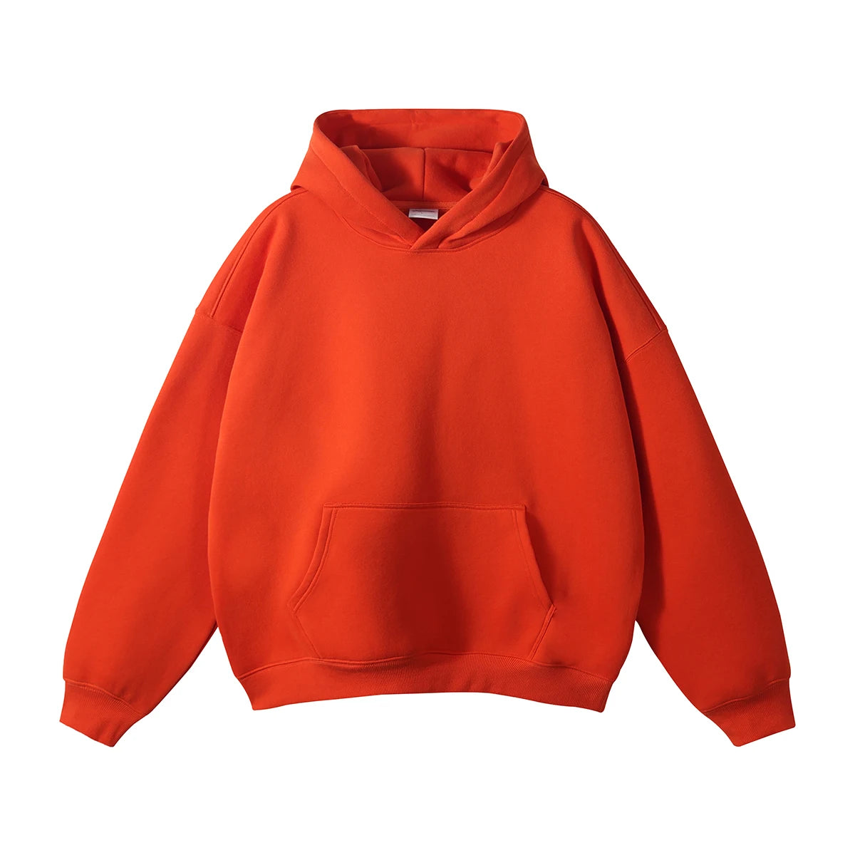 Custom Heavyweight 100% Cotton Pullover Hoodie 3D Embossed Streetwear Oversized and Hooded with Solid Pattern for Men