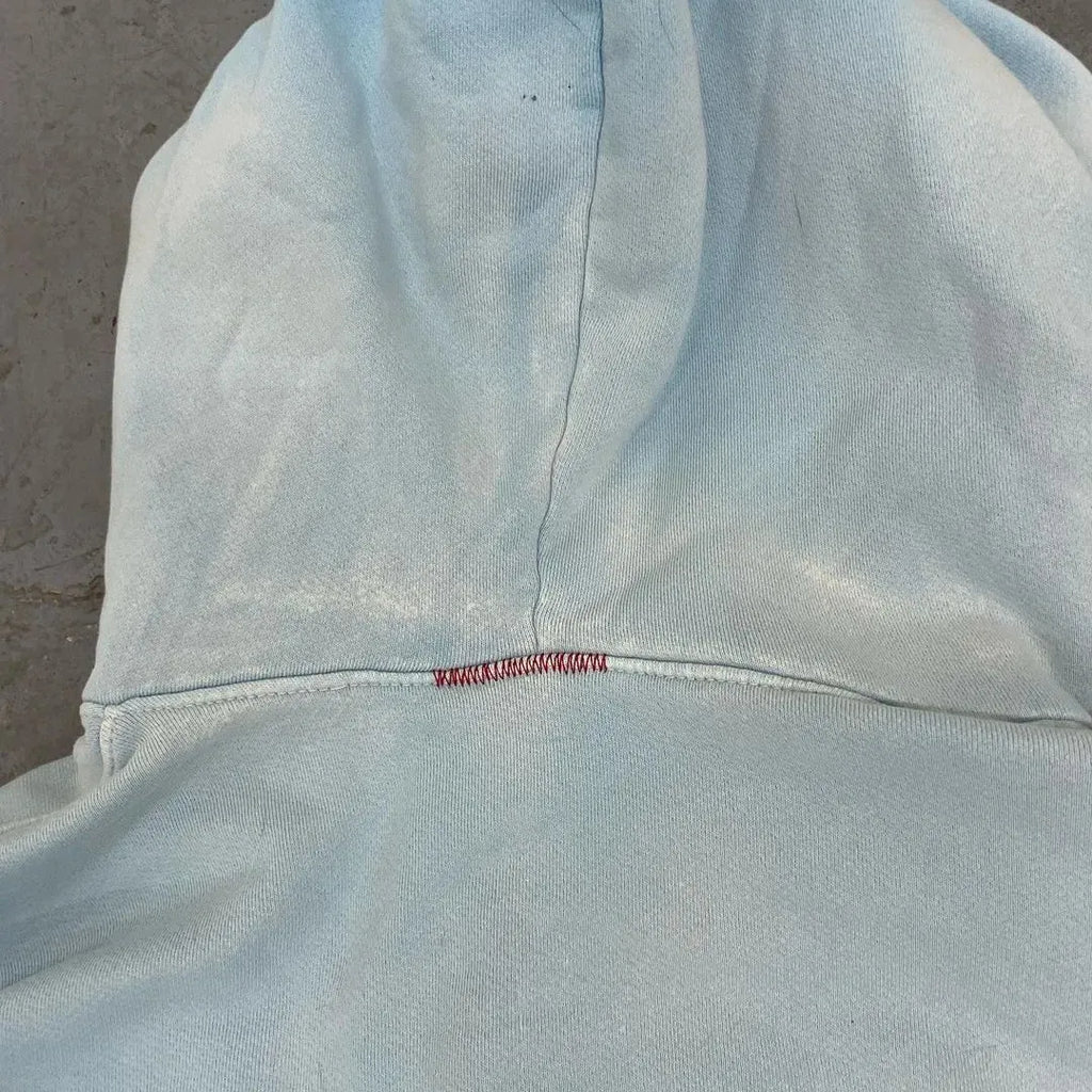 Custom Zip up Hoodies Crop Fit Heavy Weight Sun Fade Boxy Zipper Hoodie for Men