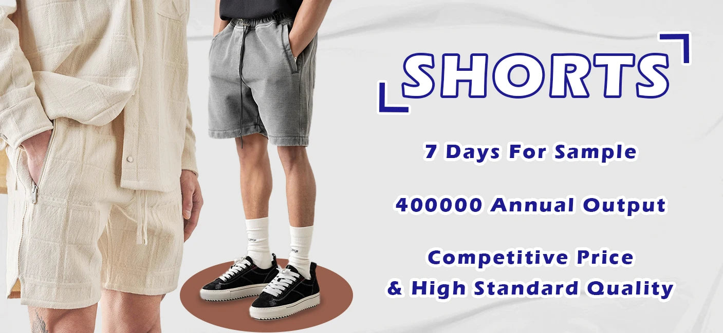 Custom Casual Long Drawstring French Terry Heavy Mens Unisex Fleece Cotton Breathable Eco-Friendly Training Athletic Shorts