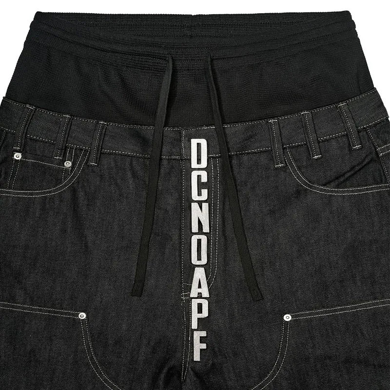 Custom Designer Straight Knitted Denim Jeans for Men High Quality Carpenter Pants Spring Summer Autumn Winter