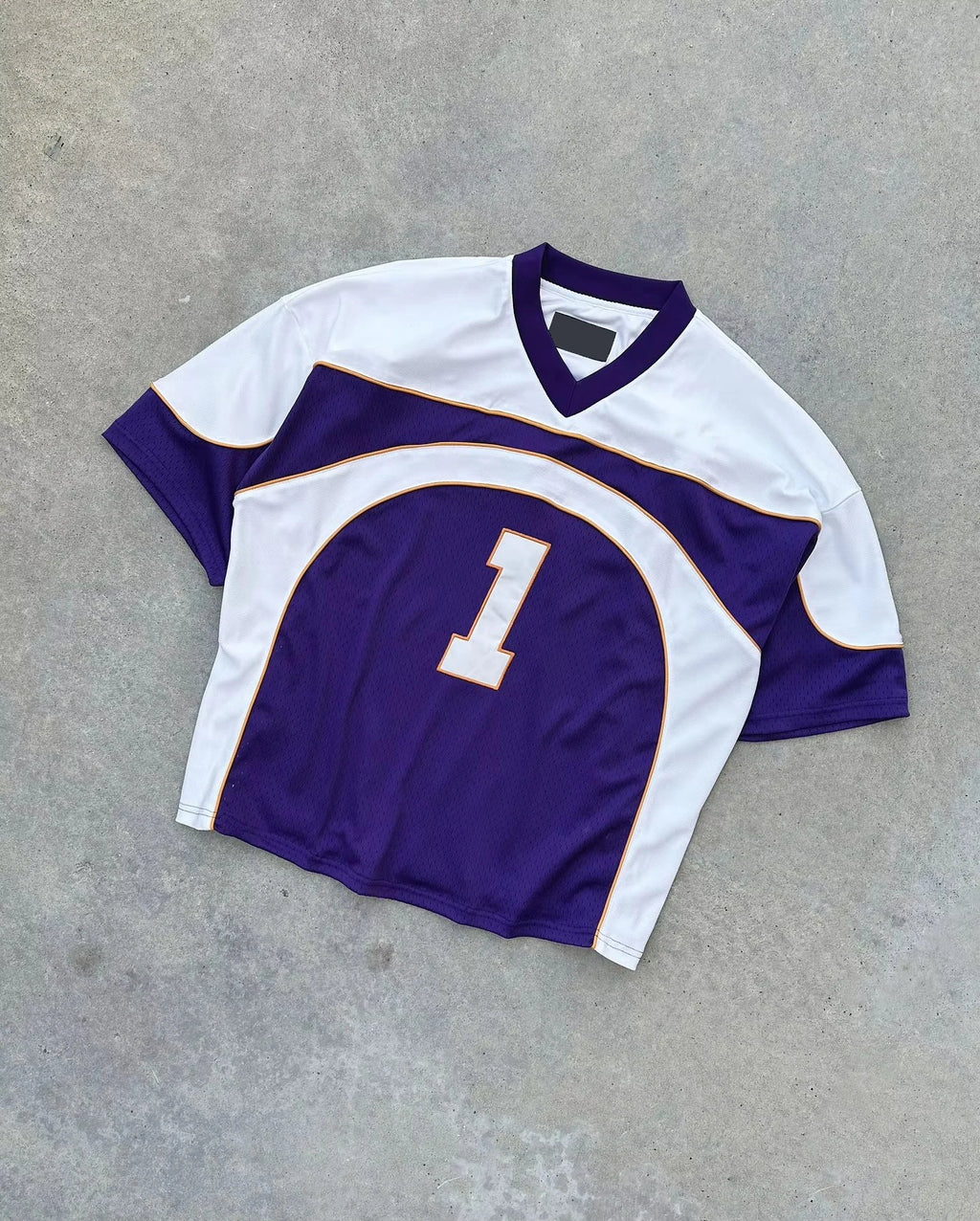 Custom Sublimation Transfer Print V-Neck Polyester Mesh Boxy Oversized Quick Dry Soccer Basketball Jersey T-shirt for Men