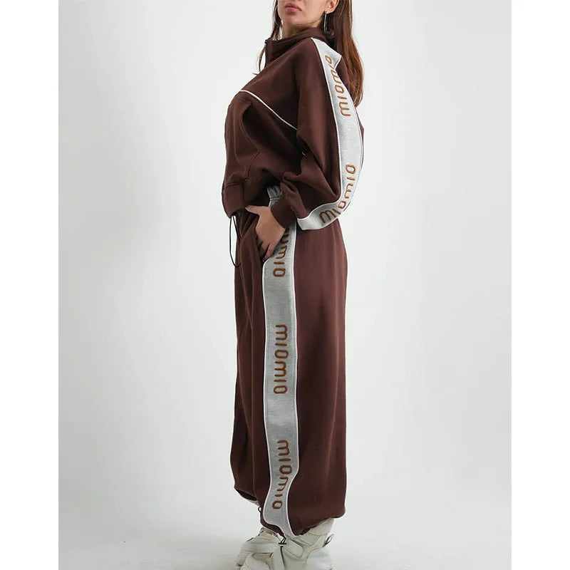 Custom Women Track Suits Two Piece Sets Tracksuit Set Ladies Track Suit 2 Piece Set