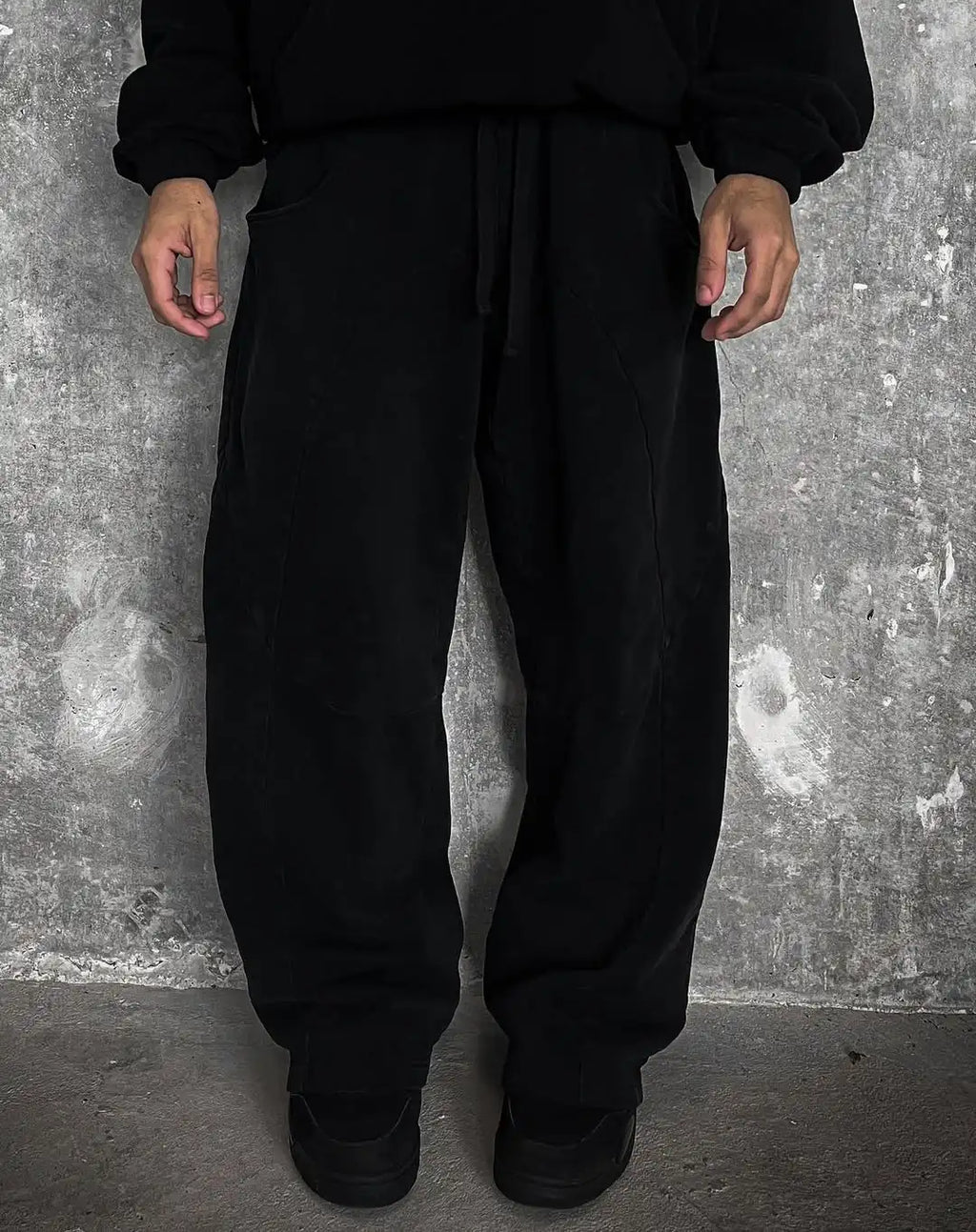 High Quality Barrel Leg Sweatpants Men Winter Heavyweight Baggy Sweatpants for Men Loose Fit Sweat Pants