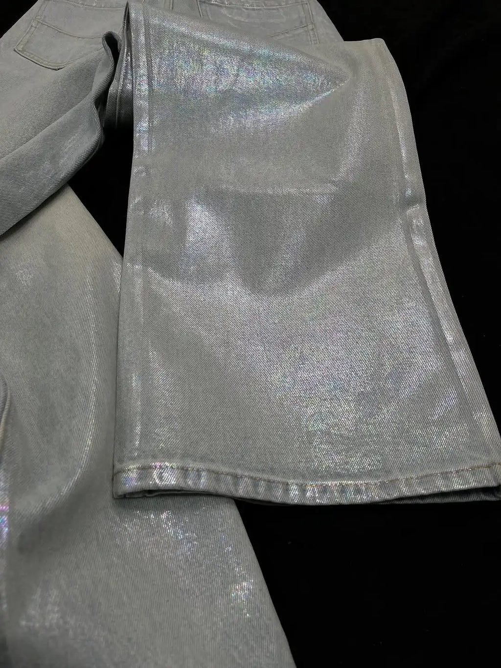 Custom Shiny Denim Jeans Men Vintage Straight Fit Jean Manufacturers
