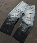 Custom Men Distressed Jeans Streetwear Ripped Denim Jeans for Men