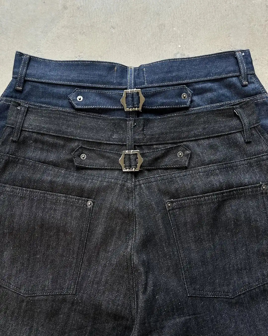 Custom Low Rise Raw Selvedge Denim Baggy Jeans for Men Black Plus Size Cropped Baggy Jeans Pants Manufacturer