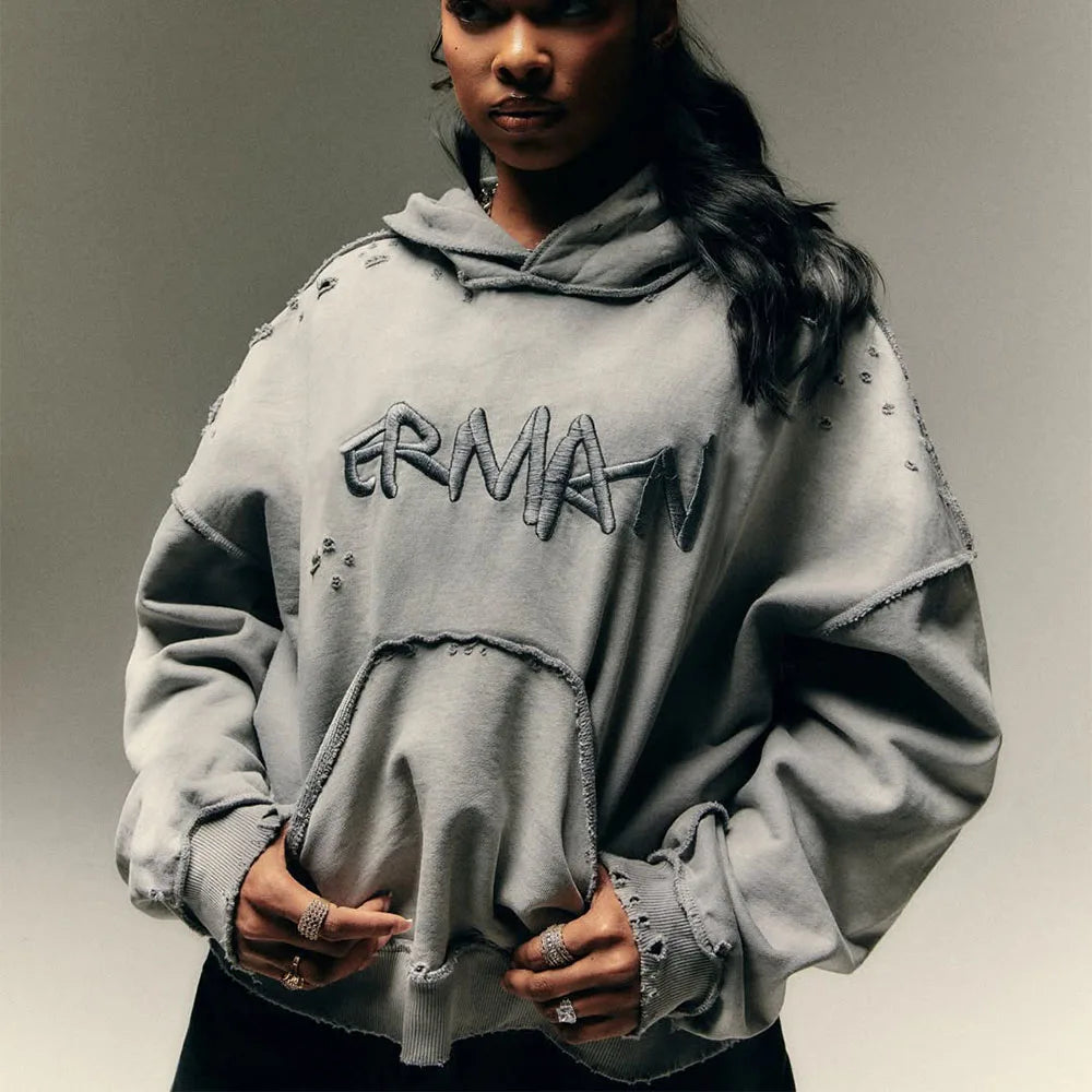 Custom logo Oversized Hoodie Unisex Embroidery Hoodies Men Custom Heavyweight Casual Designer Hoodie for Men