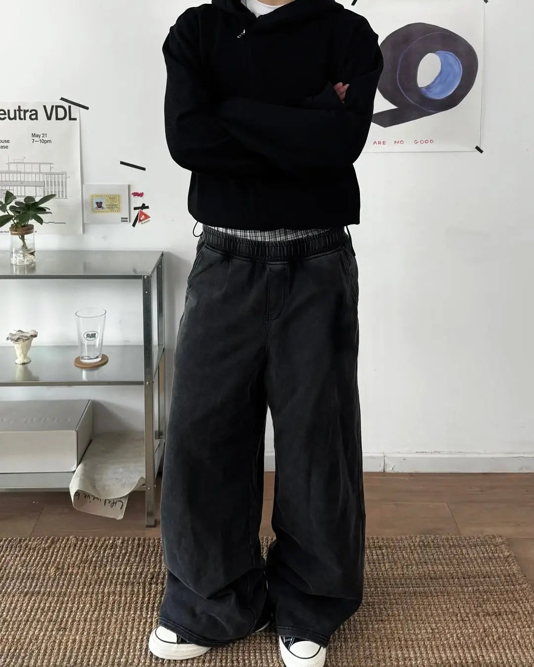 Custom French Terry Oversized Vintage Pants | OEM/ODM