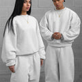 Custom Sweatshirt and Sweatpants Set Heavyweight Blank Sweatsuits 100% Cotton Unisex Sweatsuit Manufacturers