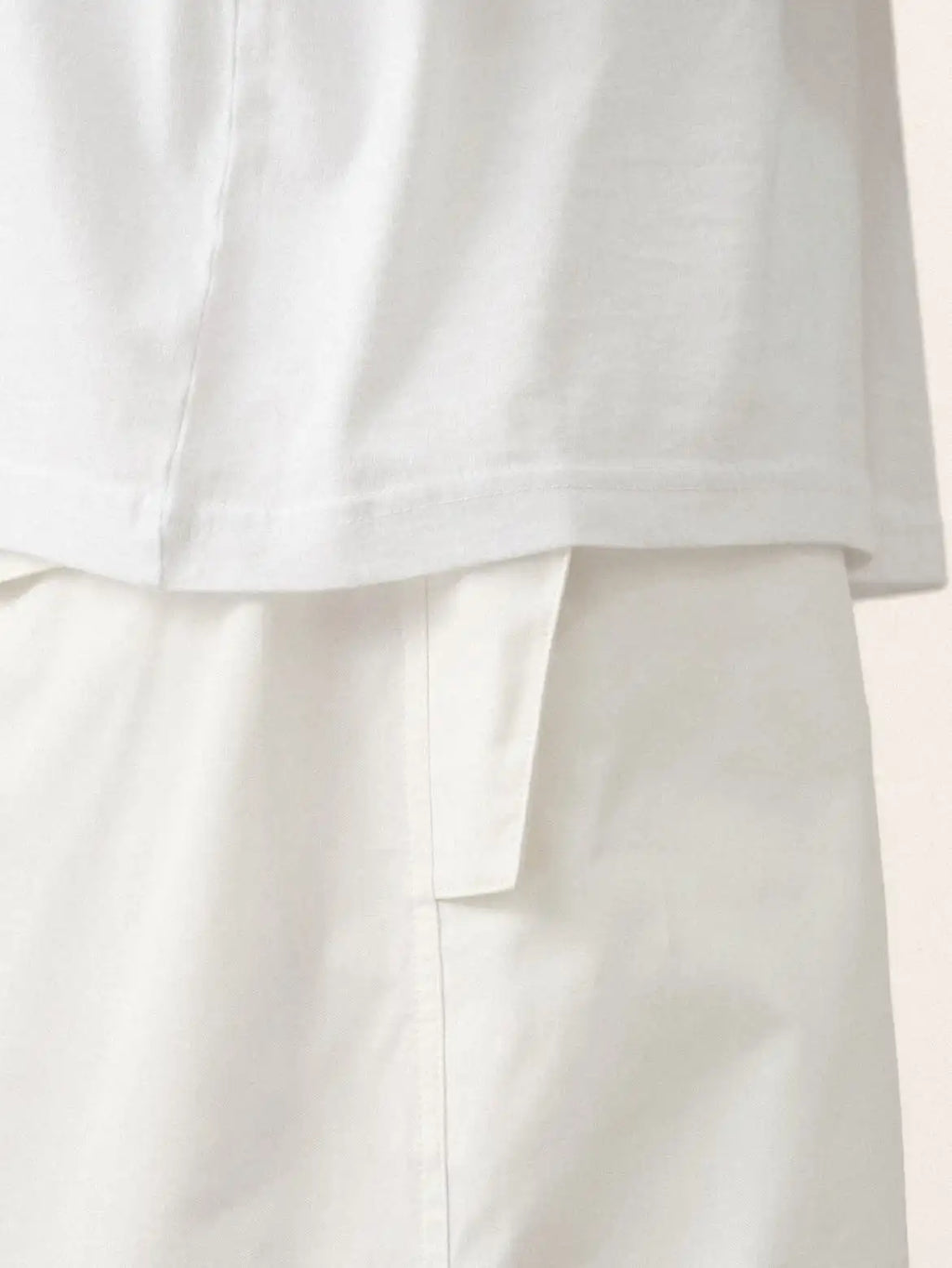 Custom Men's Summer White Long Baggy Shorts for Men Casual Nylon 3/4 Shorts