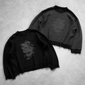Custom Plus Size Men's Knitted Sweater Man Streetwear Reversible Oversized Sweater Manufacturer Winter Knitwear Men