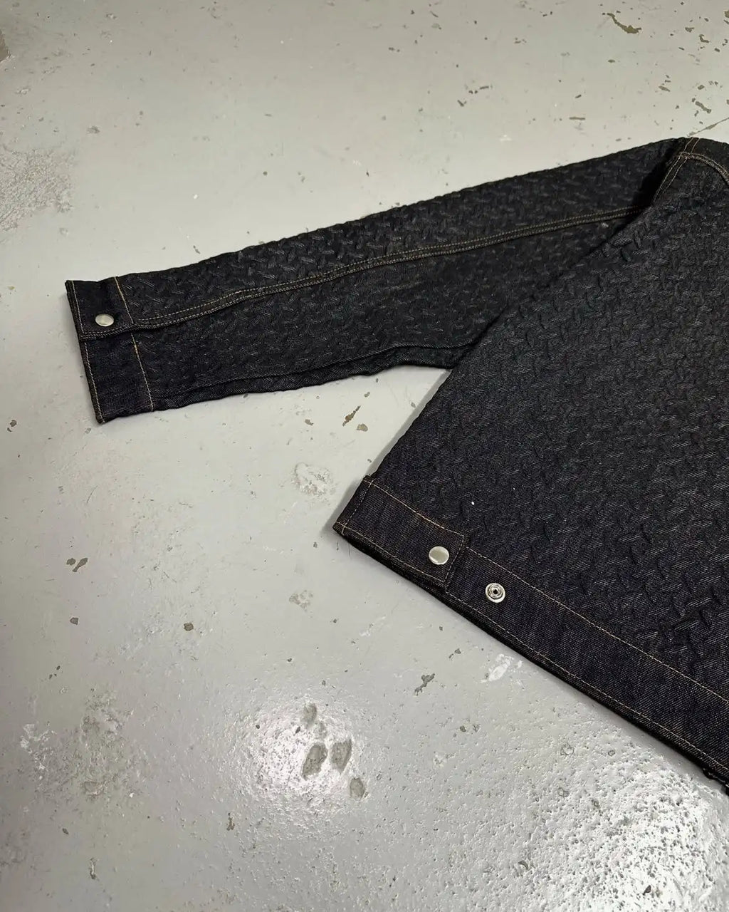 Custom Multi Pocket Jean Jacket and Pants Set for Men Denim Jacket and Jeans Men's Fashion Denim Set
