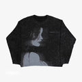 Custom Men's Printed Sweater for Man Knitwear Streetwear Knitted Pullover Sweater