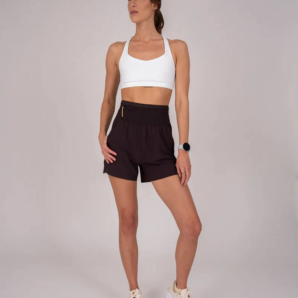 Custom Women's Fitness Athletic Gym Shorts Women Running Shorts with Pocket