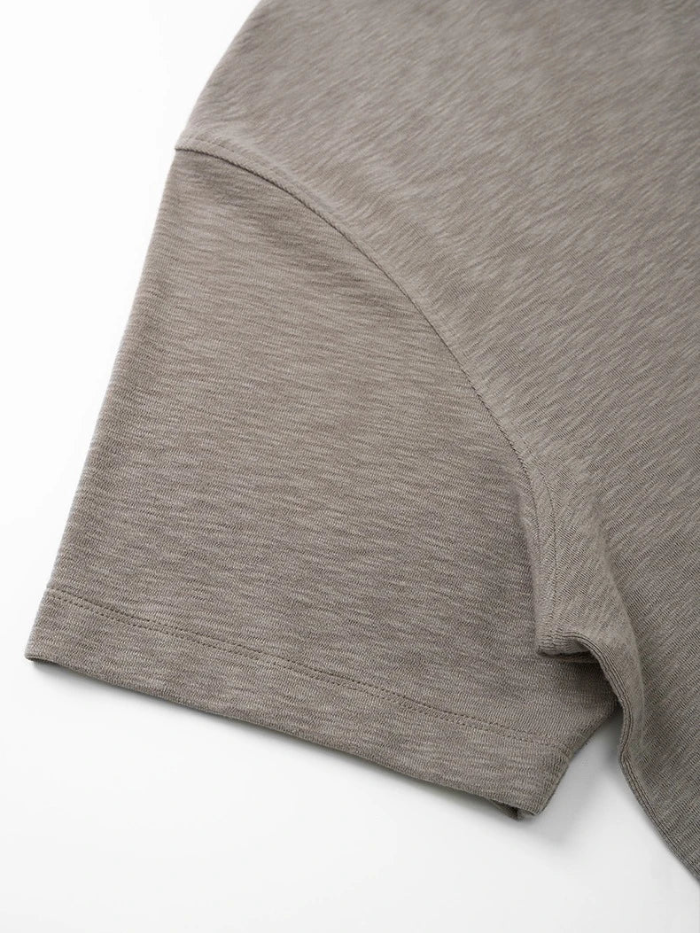 Custom Half Buttoned Down Henley Shirts for Men Summer Casual Cotton Henley t Shirt Unisex