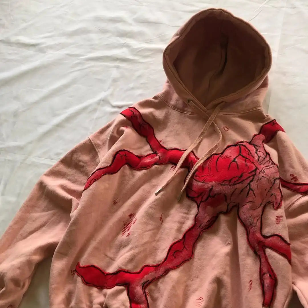 Custom Unisex Embroidery Hoodie 5D Embossed Designer Hoodies Men High Quality
