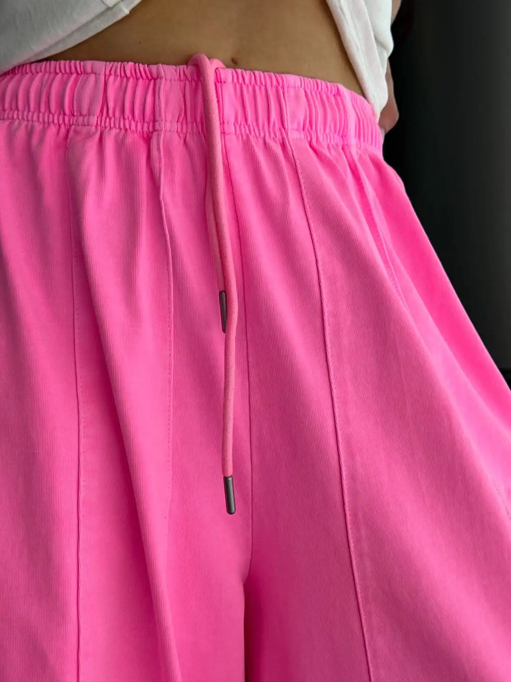 Custom Women's Wide-leg Pants Women Casual Pants Trouser Baggy Pink Pants for Women