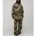 Custom Men's Sweater Set for Men Camo Knitted Tracksuit Men Winter Clothing