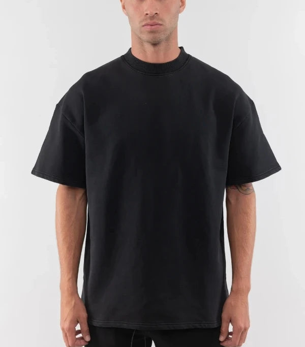 Custom Heavy Plain 100% Cotton Drop Shoulder Oversized T-shirts for Men Blank Heavyweight Oversized Boxy t Shirt Manufacturer