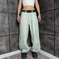 Custom Glow in the Dark Jeans Denim Pants Neon Streetwear jeans unisex trouser men women