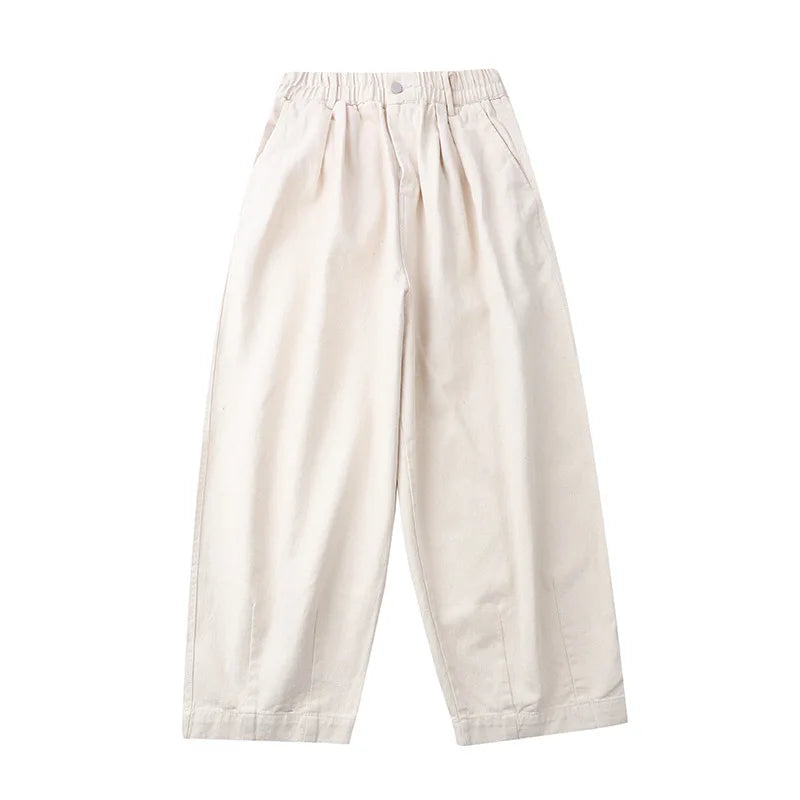 Custom Women's Summer Wide Leg High Waist Casual Pleated Pants