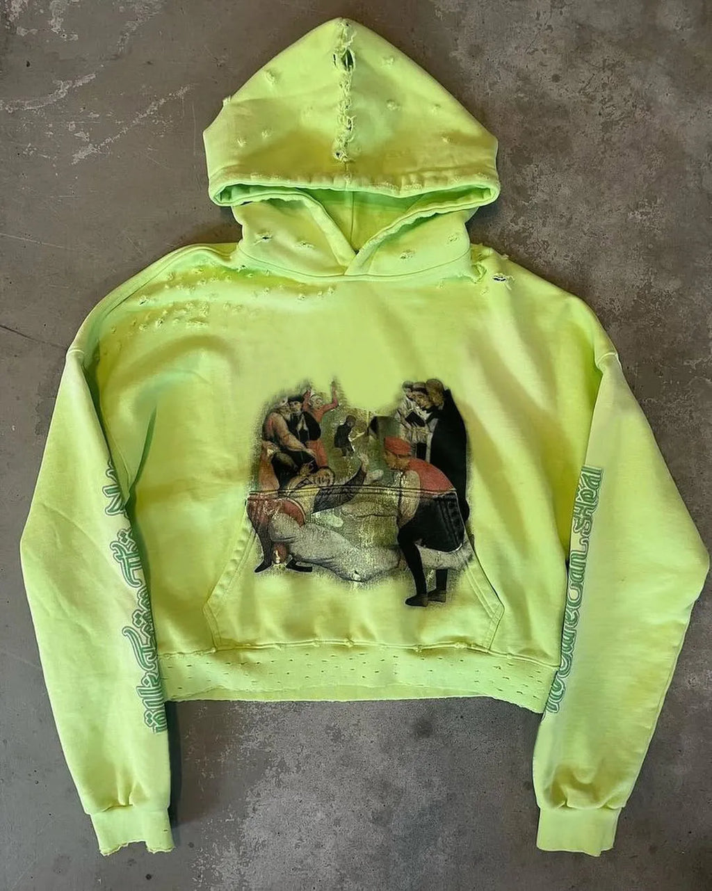 Custom Graphic Dtg Print Hoodie for Men Distressed Hoodie Good Quality 380 Gsm Hoodie Manufacturers for Clothing Brand