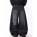 Custom Men's Baggy Jeans Pants for Men Wide Leg Denim Jeans Manufacturer