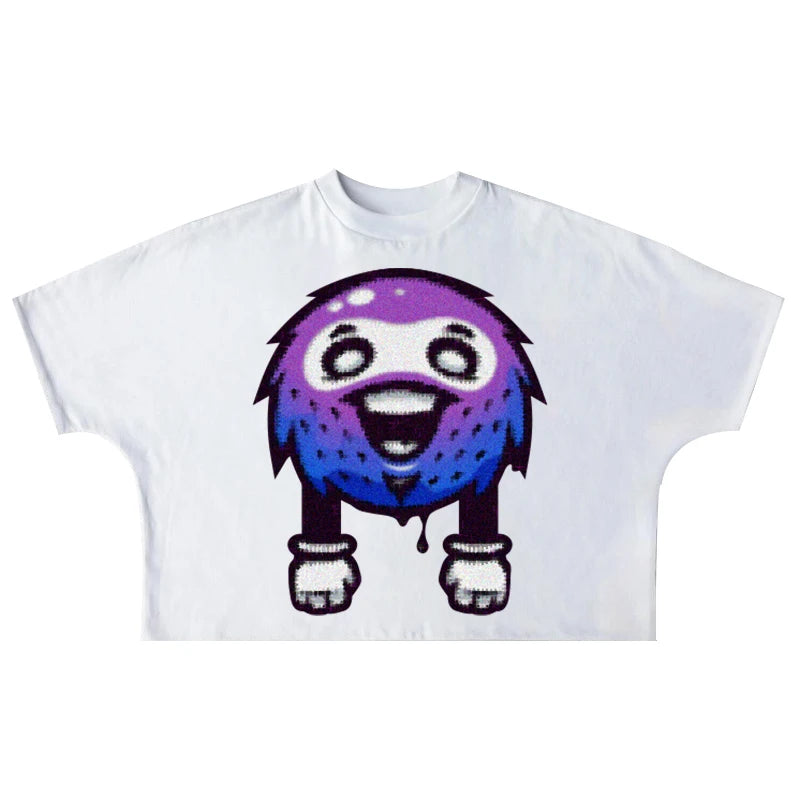 Custom Manufacturer Graphic Tee Drop Shoulder Vintage Cropped Boxy Oversized T Shirt
