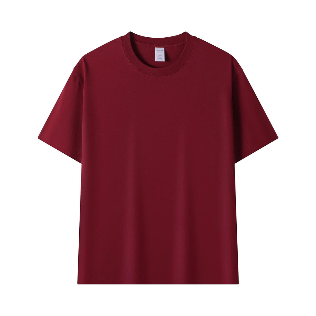 High Quality 230gsm 100% Cotton Oversized Men's Unisex Street Style Short Sleeve T-shirt with Custom Logo Puff Printing