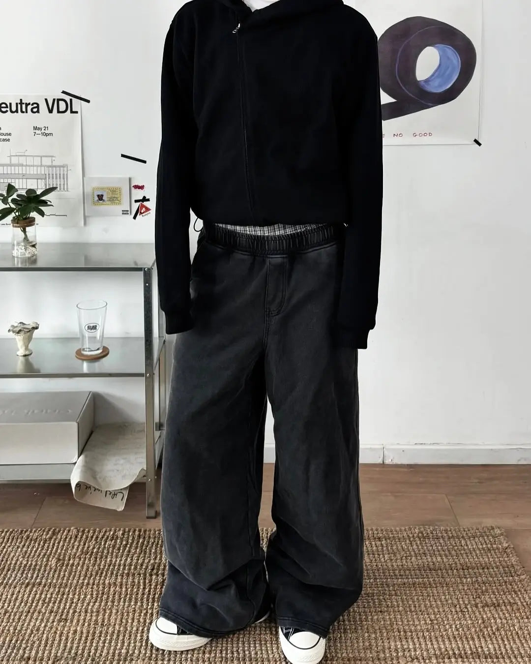 Custom French Terry Oversized Vintage Pants | OEM/ODM