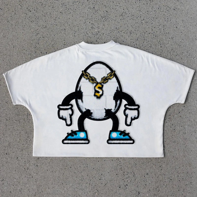 Custom Manufacturer Graphic Tee Drop Shoulder Vintage Cropped Boxy Oversized T Shirt