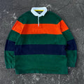 Custom Men's Casual Rugby for Long Sleeve Knitted 100% Cotton Anti-Pilling 200g High Quality