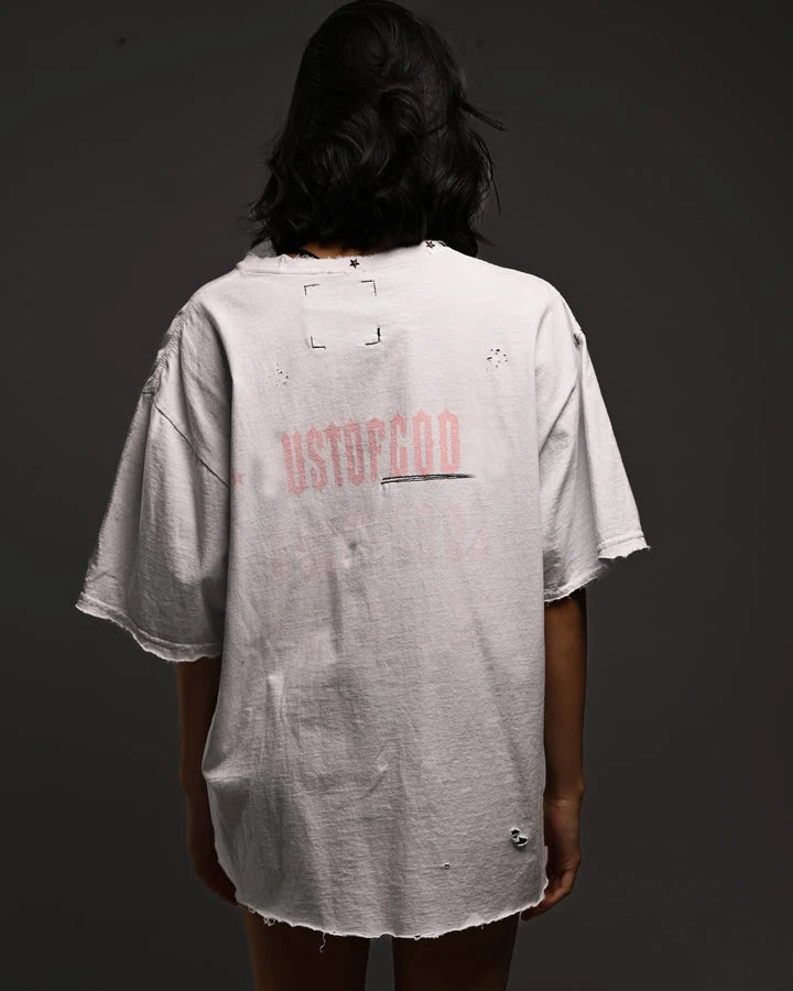 Custom logo Women's Casual T-shirts for Women Streetwear Oversized T-shirt Wash Tshirt