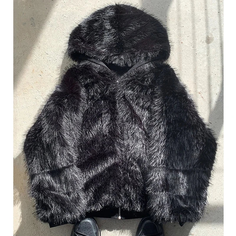 Custom Men Zipup Hoodie Heavy Weight Winter Hoodies for Men Fur Lined Hoodie Manufacturer